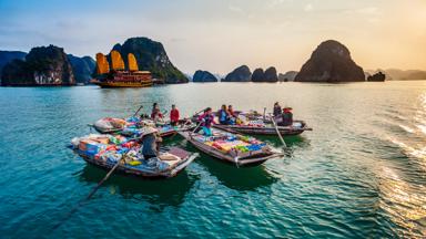 Halong bay bootjes