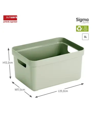 Sigma home - Opbergbox - 5L - 6-delig