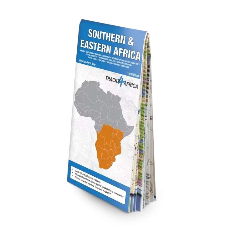 Wegenkaart Afrika Zuidelijk & Oostelijk