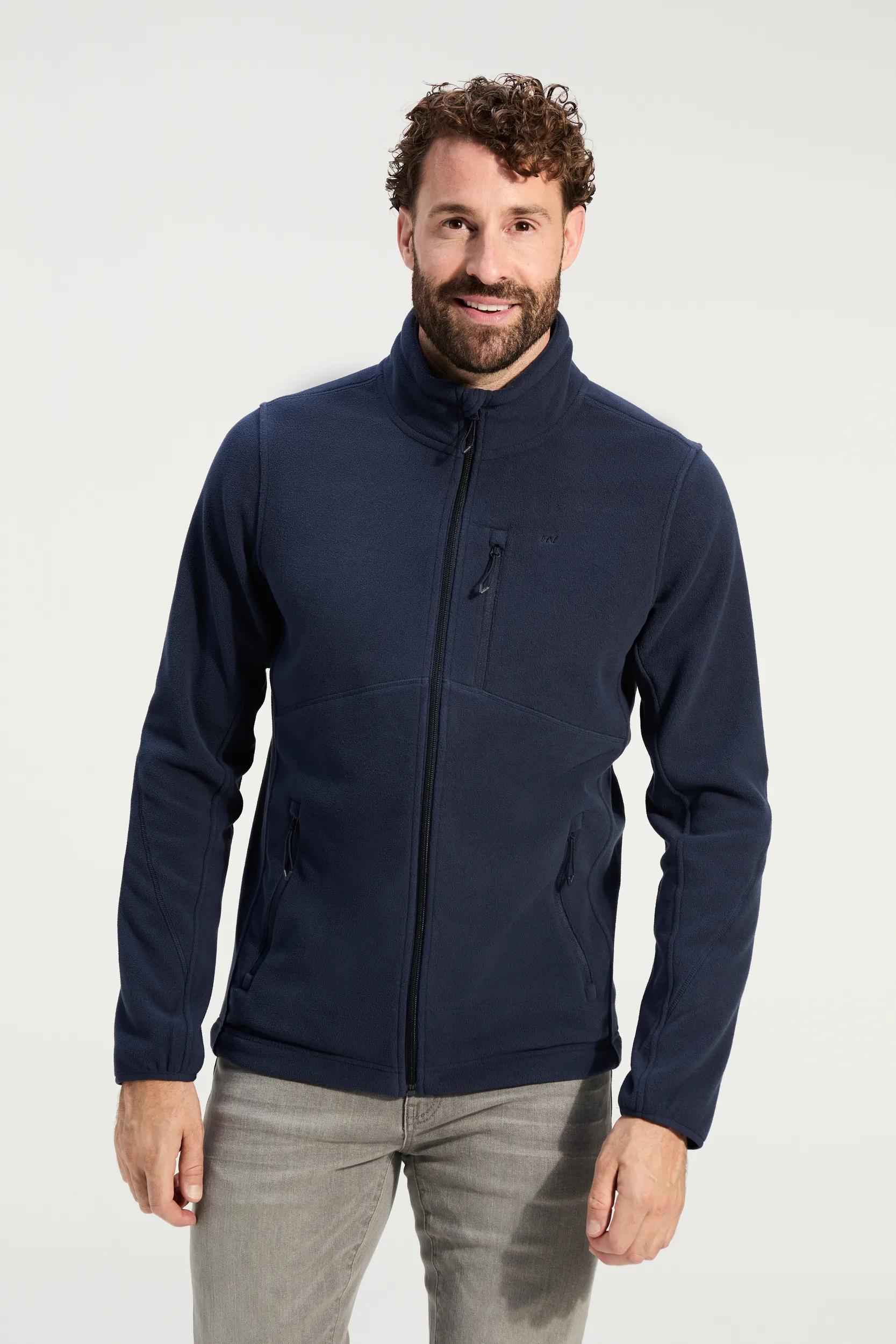 ANWB  Carl  Fleecevest heren  Human Nature  Blauw   4XL