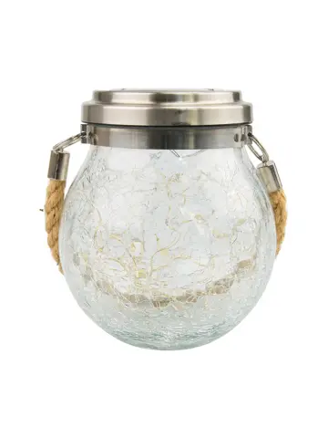 RexTech Solar hanglamp Betsy - Glazen bol