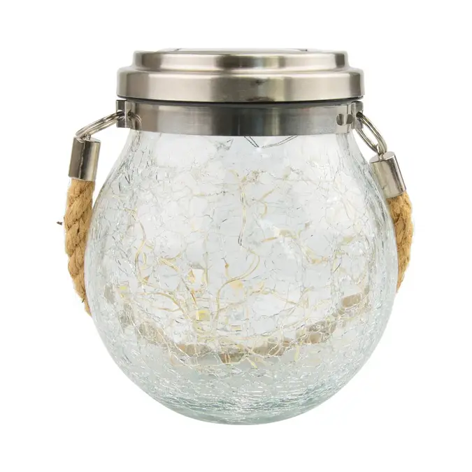 RexTech Solar hanglamp Betsy - Glazen bol