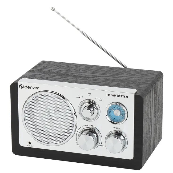 FM radio AUX input Retro design