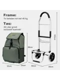 45L boodschappentrolley met koelvak