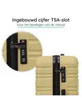 Reiskoffer XS ABS 29L met TSA-slot en 360° wielen