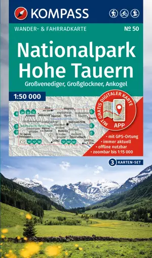 Wandelkaart WK50 NP Hohe Tauern