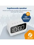 FM Klokradio Bluetooth Dual Alarm