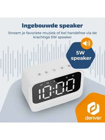 EC54W Klokradio met Bluetooth