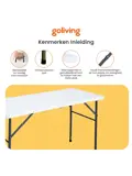 Inklapbare Tafel - Weerbestendig - 122x60x74cm