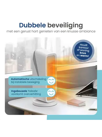 Ventilatorkachel met Thermostaat - 1500W