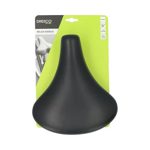 Zwart Unisex Fietszadel voor Tour- en Stadsfietsen