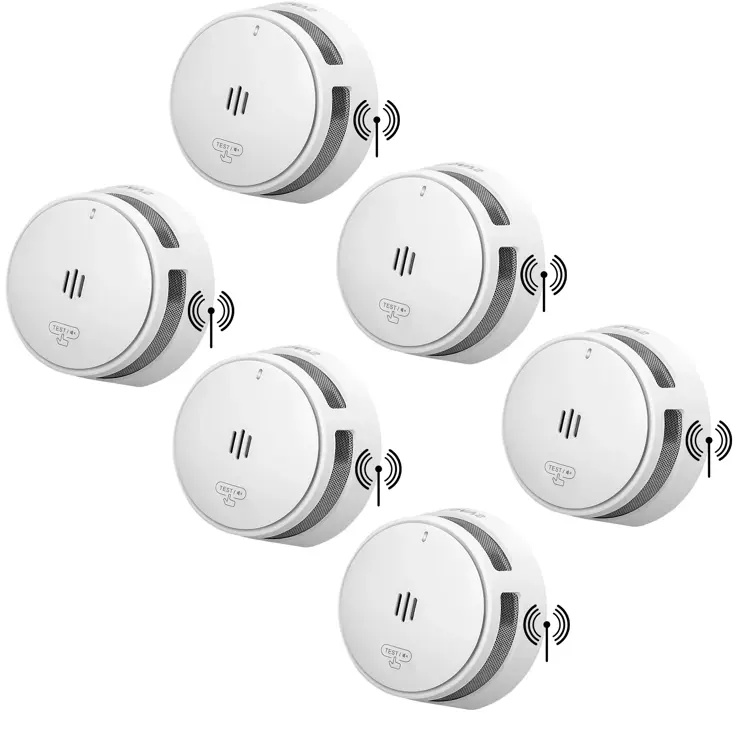 S10-W Koppelbare rookmelder  6-pack