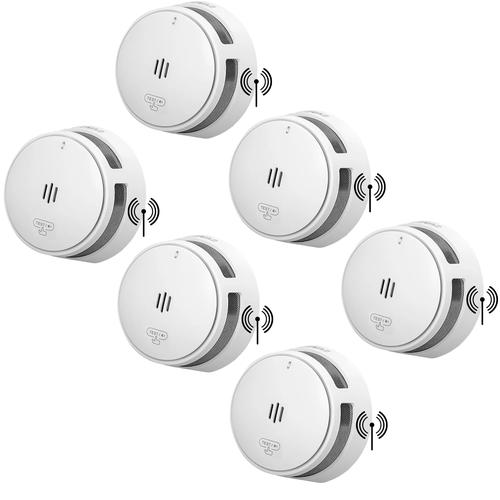 S10-W Koppelbare rookmelder  6-pack