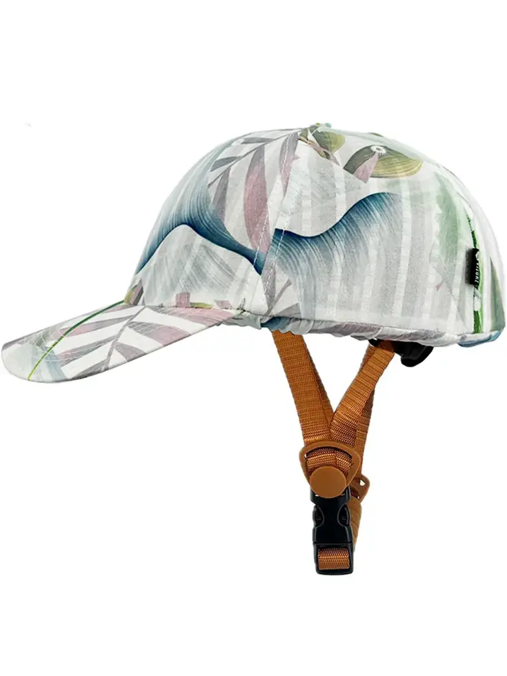 Vizorz SwitchCap fietshelm - Green Flower Cap
