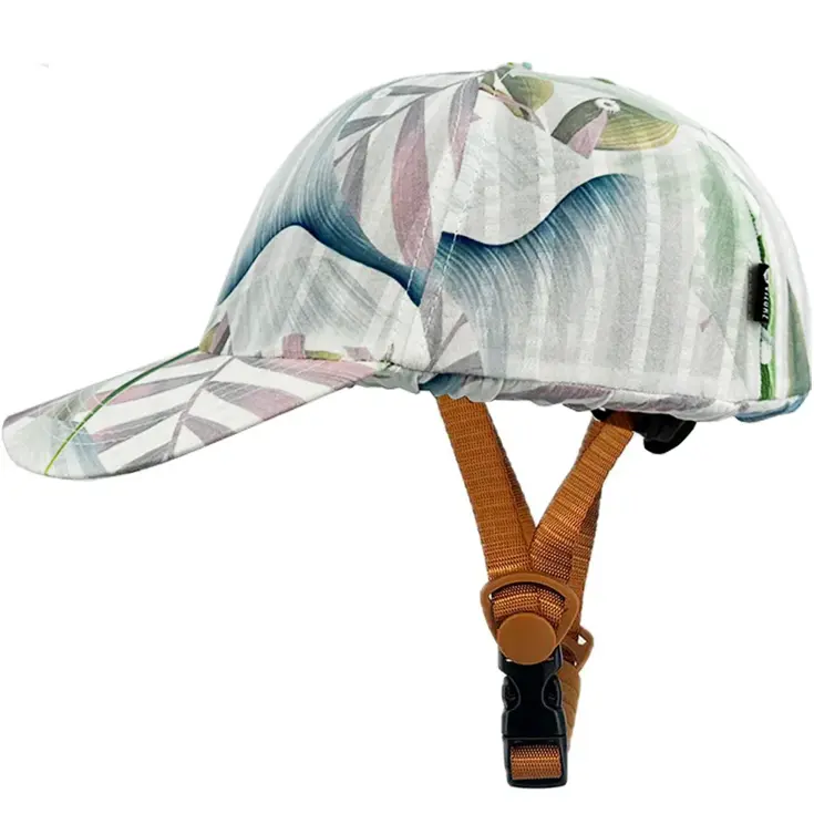 SwitchCap fietshelm - Green Flower Cap