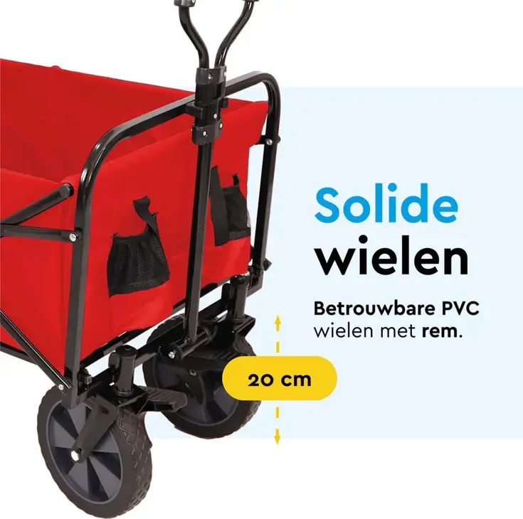 Bolderkar - Opvouwbaar -  80 KG