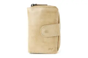 Loet - Ritsportemonnee - Leer - 6 pasjes