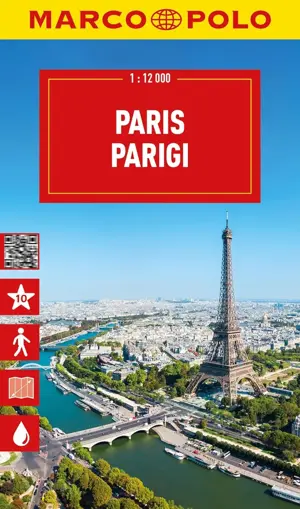 Stadsplattegrond City Map Parijs 1:12.000