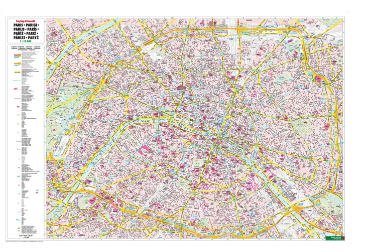 Stadsplattegrond Parijs