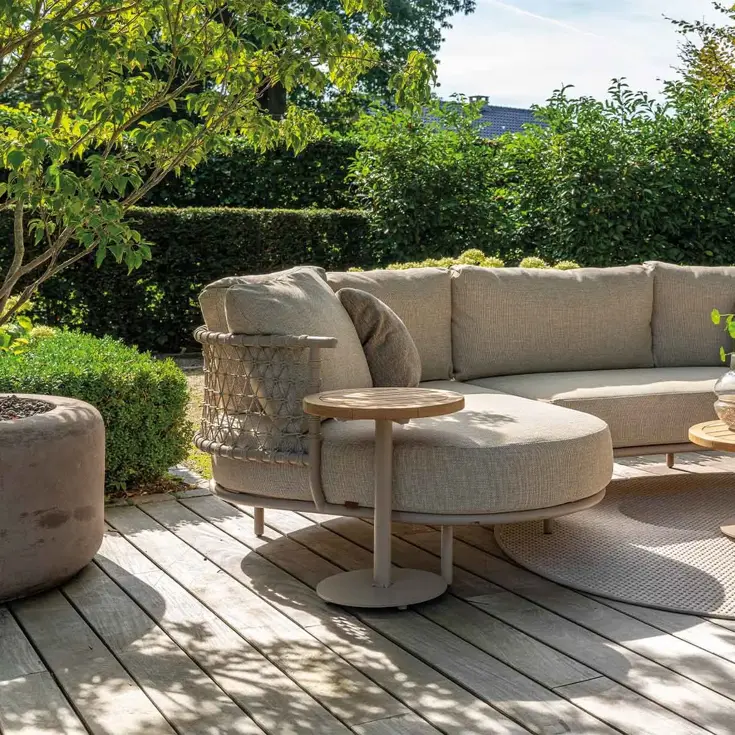 Volta naturel teak Bijzettafel