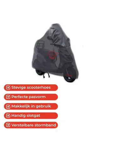 Motorhoes geschikt voor Piaggio Zip