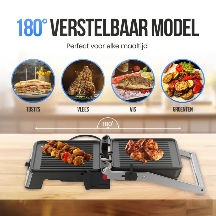 Contact Grill XL - Tosti Apparaat 2200W