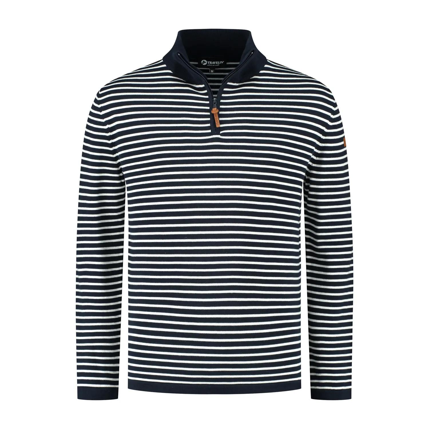 Travelin' Nacka  Heren trui  Marineblauw