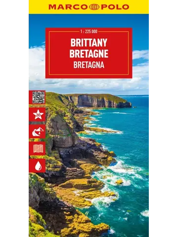 Wegenkaart Bretagne 1:200.000