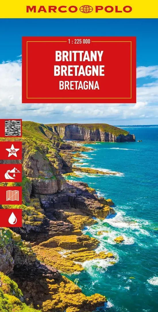 Wegenkaart Bretagne 1:200.000