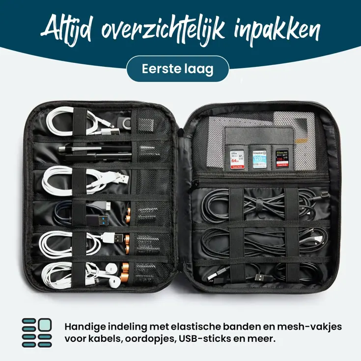 Kabel Organiser Opbergtas