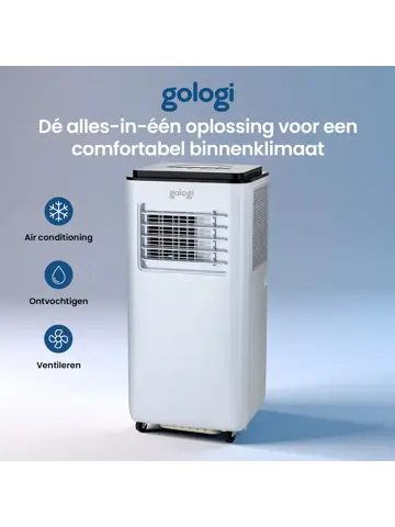 3-in-1 Mobiele Airco met Wifi en App - 9.000 BTU/h