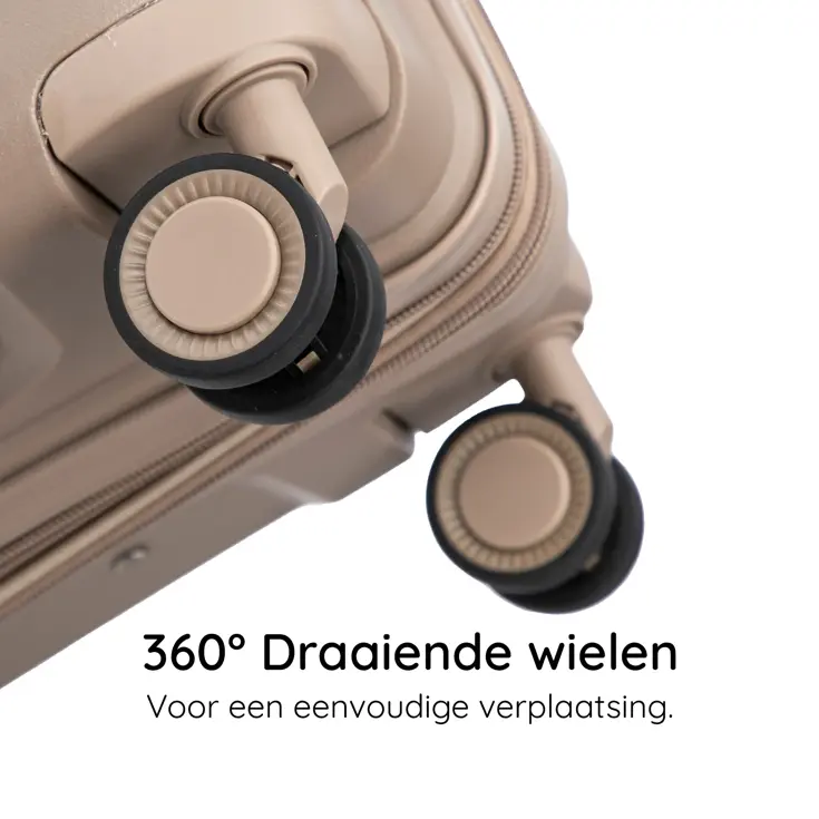 Anti breuk PP reiskoffer M - TSA-slot - 63 - 71L