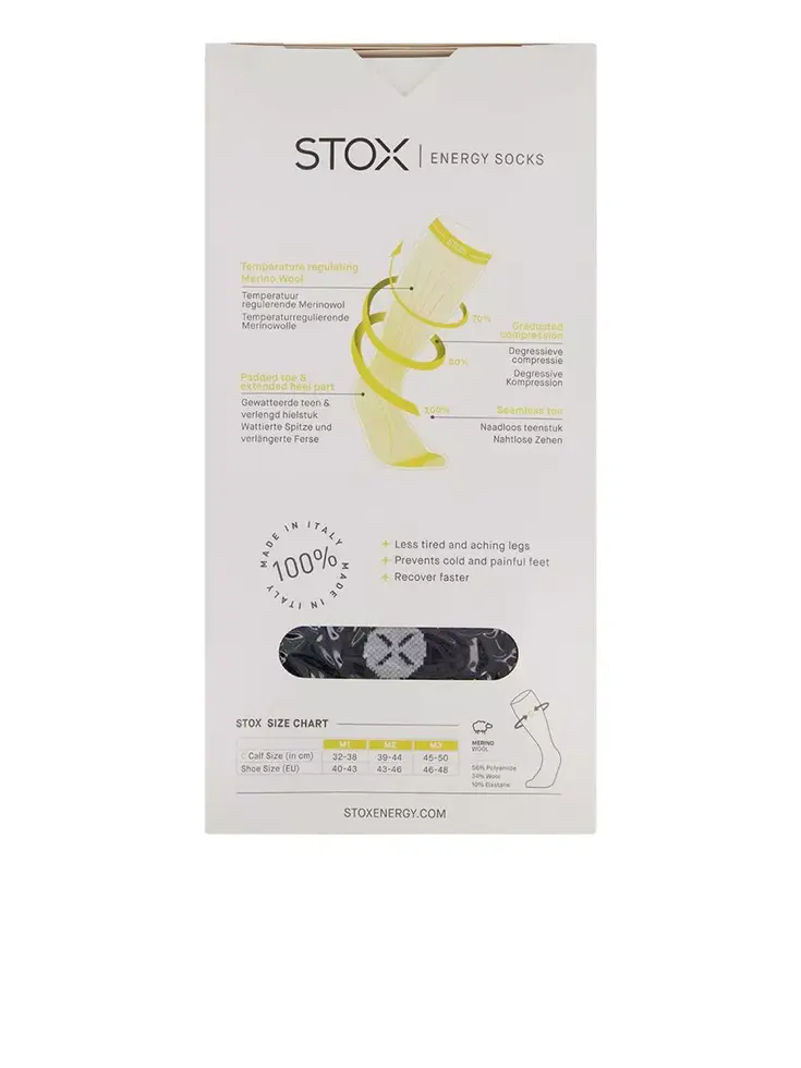 Ski compressiesokken heren - STOX