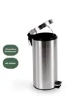 Pedaalemmer 30L – RVS Afvalbak