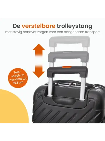 Handbagage Koffer - 53x35x23cm - 38 Liter