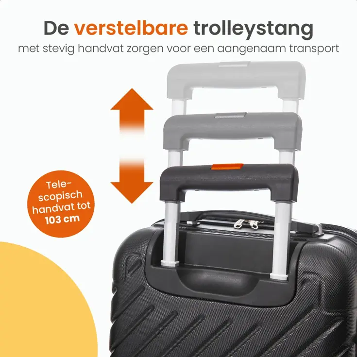 Handbagage Koffer - 53x35x23cm - 38 Liter