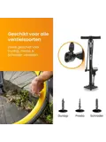 Fietspomp met Drukmeter - Vloerpomp