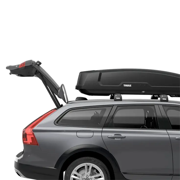 Thule dakkoffer Force M 400 liter Zwart Mat