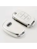TPU Sleutelhoesje voor Hyundai wit B3