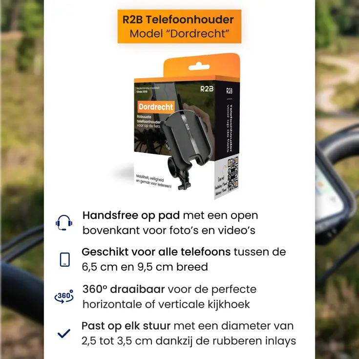 Telefoonhouder Fiets en Scooter