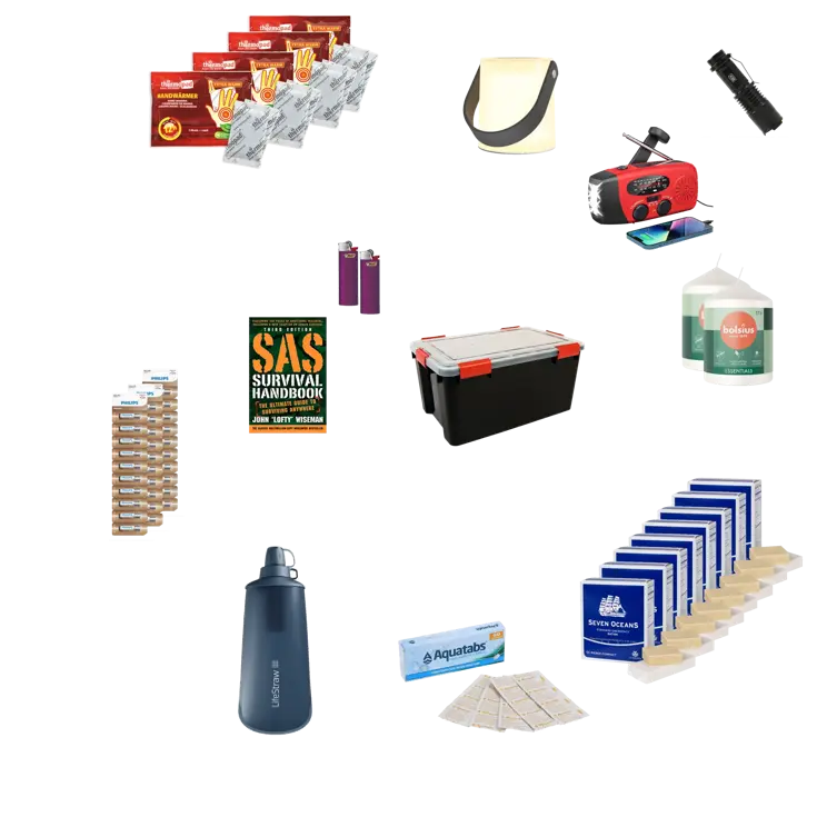 1-persoons Blackout Pack 7 dagen - SOS Central