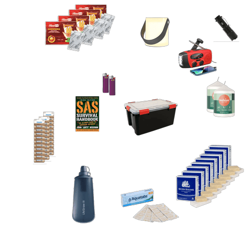 1-persoons Blackout Pack 7 dagen - SOS Central