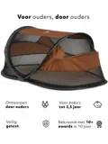 Baby luxe campingbedje - Zelfopblaasbare matras