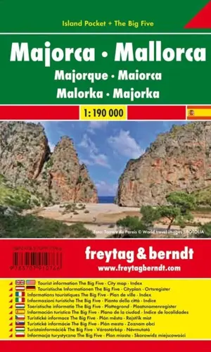 Freytag & Berndt Pocket Island Map Mallorca