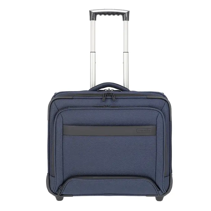 Travelite 2 wheel business trolley navy Blauw