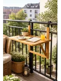 Opklaptafel Acacia hout 40x42x60 cm
