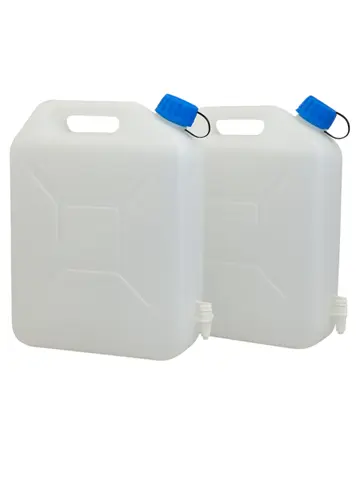 HEM Jerrycan water 20 Liter set van 2 - BPA-vrij