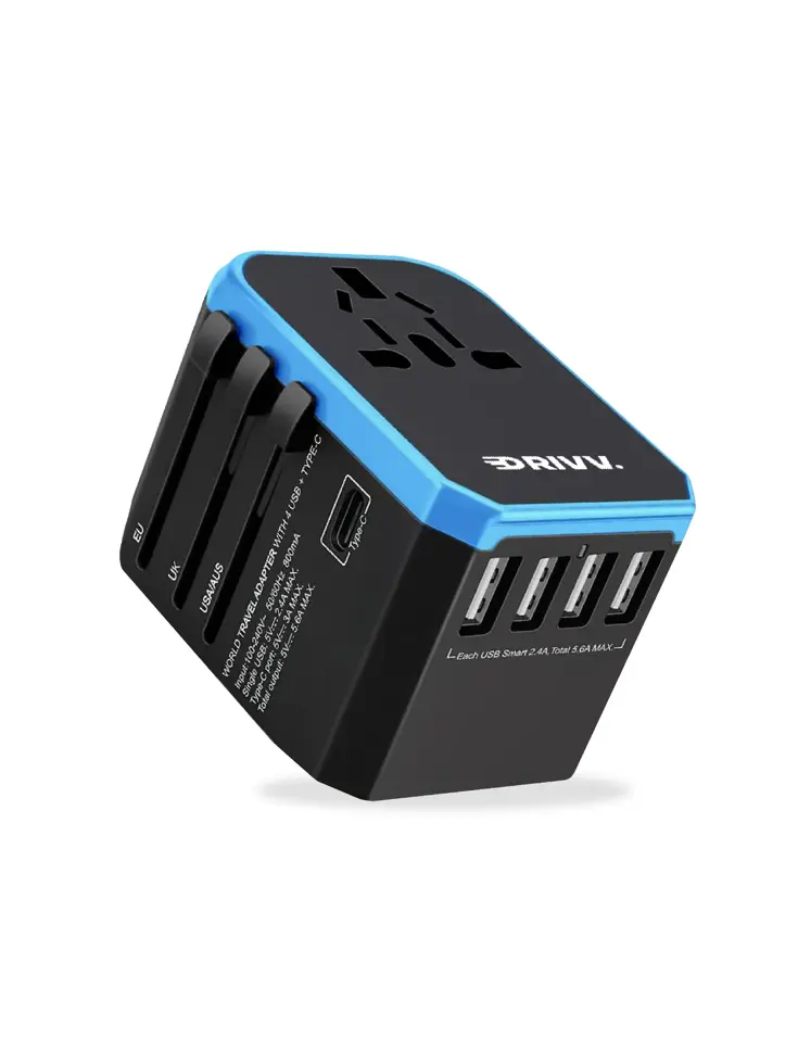 Universele Wereldstekker - Fast Charge