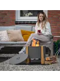 RedFire Pellet Vuurhaard Lion Asgrijs 45 cm