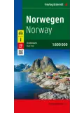 Wegenkaart Noorwegen